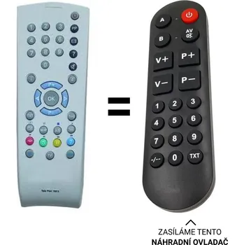 Dálkový ovladač GRUNDIG TP766S, TP-766S náhradní dálkový ovladač pro seniory.