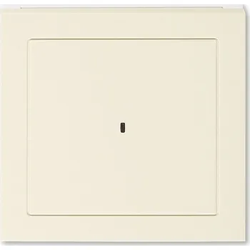 vypínač ABB LEVIT Kryt spínače kartového, s čirým průzorem, slonová kost/bílá