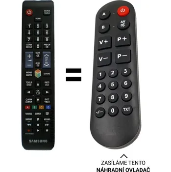 Dálkový ovladač Samsung AA59-00584A náhradní dálkový ovladač pro seniory