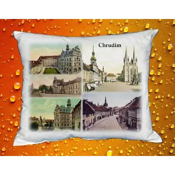 Polštář Polštář s městem Chrudim I