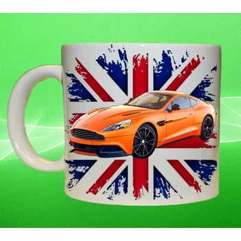 hrnek s Aston Martin DB9 150ml (hrneček s osobním autem )