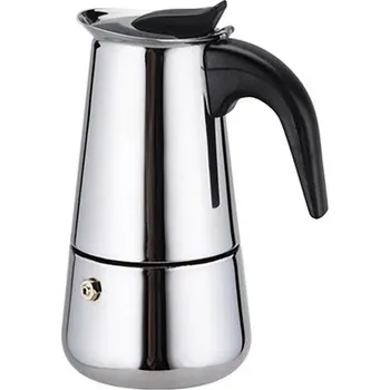 Moka konvice KITCHISIMO Cafeteria 6 šálků nerezová