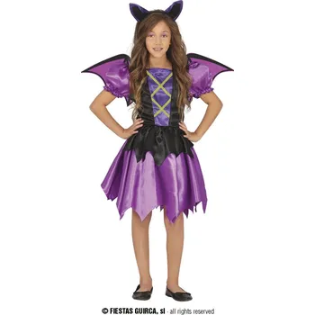 Karnevalový kostým Fiestas Guirca Fialový netopýr - kostým - věk 7 - 9 roků - 125 - 135 cm