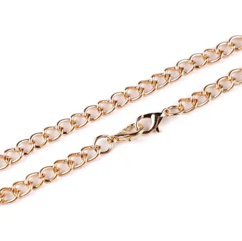 Řetízek Kovový řetízek na kabelky i oděvy délka 23 cm