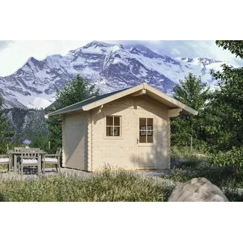 Zahradní domek Dřevěný zahradní domek SKAN HOLZ Arosa 1 přírodní 300 x 250 cm