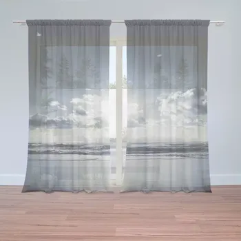 Záclona Záclony Pohled na moře: 2 ks - 150x250 cm - Sablio
