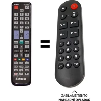 Samsung BN59-01069A náhradní dálkový ovladač pro seniory