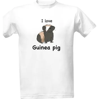 Tričko s potiskem Milovník morčat pánské