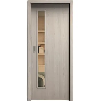 Interiérové dveře SAPELI ELEGANT KOMFORT M60 - CPL LAMINÁT - POSUVNÉ DVEŘE VČ. ZÁRUBNĚ - Borovice bílá Průchozí šířka (cm): 120, Průchozí výška (cm): 197, Typ skla: Planibel bronz