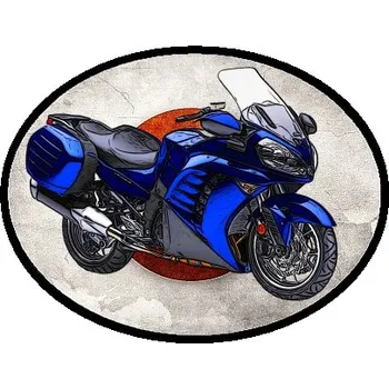 Nášivka nášivka Kawasaki Concours 14 Ovál (nášivky motorky)