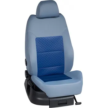 Potah sedadla Autopotahy Mitsubishi CARISMA / od r.2000->, 5-dveří, KOMFORT > K0014 (K0014 / Světle modrý bok)