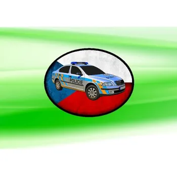 Nášivka nášivka POLICIE octavia Ovál (nášivky policejní auta)