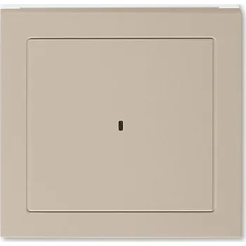 vypínač ABB LEVIT Kryt spínače kartového, s čirým průzorem, macchiato/bílá