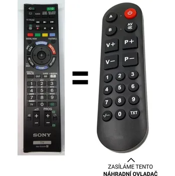 Sony RM-ED059 náhradní dálkový ovladač pro seniory