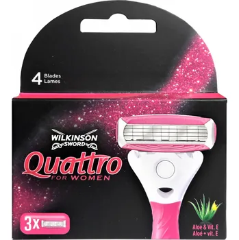 Holítko Wilkinson Sword Quattro for Women 3 ks