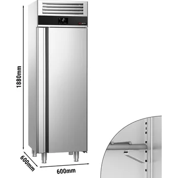 Lednice G.Gastro 0,6 x 0,6 m - 400L - s 1 dveřmi