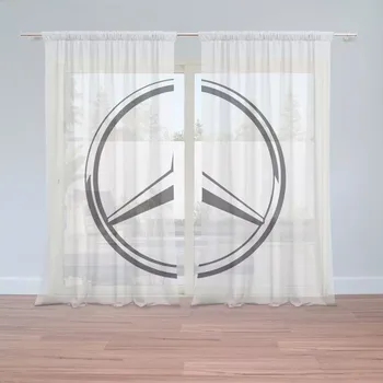 Záclona Záclony Logo 1 Bílá: 2 ks - 150x250 cm - Sablio