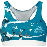 Dámská sportovní podprsenka premium ALTISPORT VOJ/ALW022POD01 PETROLEJOVÁ L