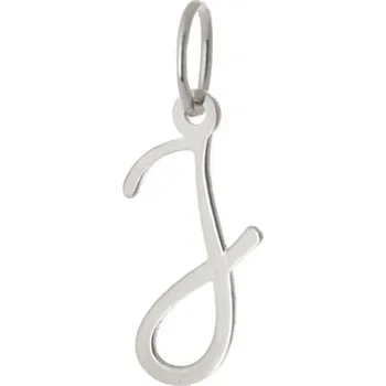 Přívěsek Přívěšek z bílého zlata písmeno J ZZ1116F