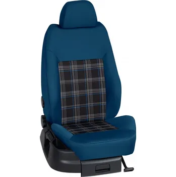 Potah sedadla Autopotahy Citröen C3 / od r.2019->, 5 dveří, Aircross, STANDARD > OR 0365 (OR 0365 / Modrý bok)