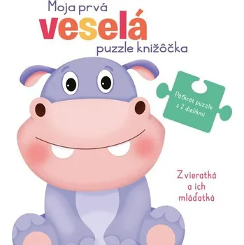 Leporelo Moja prvá veselá puzzle knižôčka Zvieratká a ich mláďatká