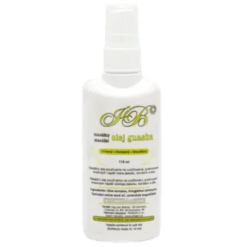 Masážní přípravek Masážní olej Guasha, Olivový + Konopný + Mandlový 115 ml IB Cosmetic TČM