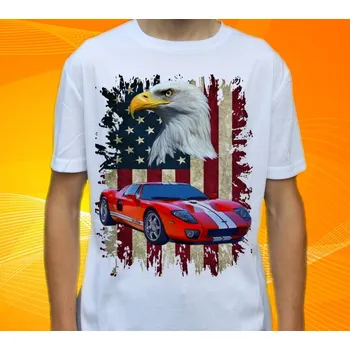 Pánské tričko tričko Ford GT 40 140 (tričko s osobním autem )