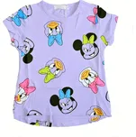 Dívčí tričko kr.r. Kugo HS9285, fialové