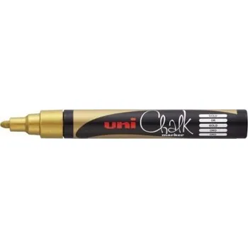 Uni Mitsubishi pencils Uni Chalk PWE5M křídový popisovač Gold