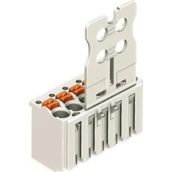 modulární přístroj a rozvaděč WAGO Konektor 2091-1112 1vodičový pružinový Tlačítko Push-in CAGE CLAMP®, šedá 2091-1112