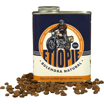Káva Káva pro motorkáře Ethiopia Bulehora Natural Heirloom 250 g (plechovka)
