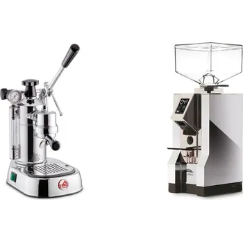 Kávovar La Pavoni Professional Lusso + Eureka Mignon Turbo, CR chrome