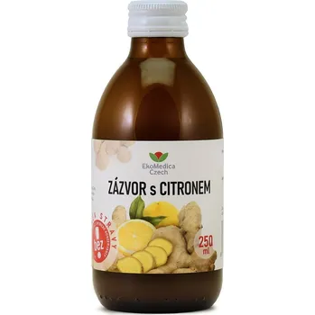 Sirup EkoMedica Czech Zázvor s citronem 250 ml