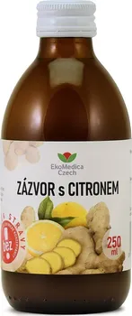 Sirup EkoMedica Czech Zázvor s citronem 250 ml