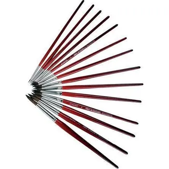 Umělecký štětec PULSE Štětec, vel. 4, dřevěný, kulatý, PULSE ,balení 12 ks 26971