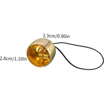 PourArt Zvoneček pro silikonové formy Měď 1210-28 23x28mm