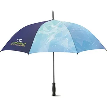 Deštník Sklolaminátový větruodolný deštník s celoplošným tiskem