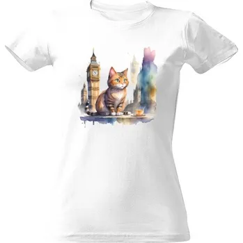 Dámské tričko Tričko s potiskem Čaj v Londýně dámské