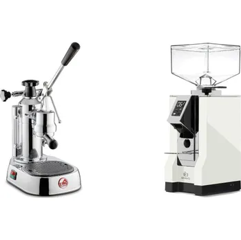 Kávovar La Pavoni Europiccola Lusso + Eureka Mignon Bravo, CR white