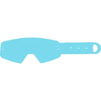 Motocyklové brýle strhávací slídy plexi pro brýle PITCHA, Q-TECH (50 vrstev v balení, čiré)