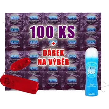 Durex Feel Intimate - kondomy, maxi balení 100 ks + dárek zdarma Dárek zdarma: + kondomy Durex latex free 4ks zdarma