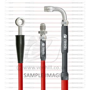 Hadice přední brzdy sada Venhill C06-1-006/P-RD červená