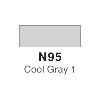 Umělecký a grafický fix Tombow ABT Dual Brush Pen - kusovky N95 Cool Gray 1