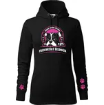 STRIKER Dámská mikina Francouzský buldoček Barva: Černá, Velikost: XXL