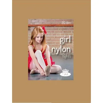 Dámské punčochy VoXX Boma Lonka Litex+Dívčí punčochové kalhoty GIRL NYLONtights 20DEN, Dívčí punčochové kalhoty GIRL NYLONtights 20DEN, Boma, 112662 98-104 beige