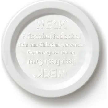 Zavařovací sklenice Víčko plastové Keep Fresh ke sklenicím WECK 80 mm, 5 ks