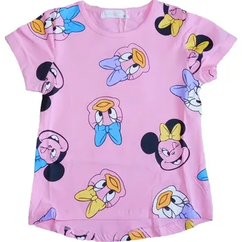 Dívčí tričko kr.r. Kugo HS9285, světle růžové