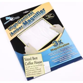 Lupa Lupa RX Optics - zvětšovací čtecí deska o velikosti A4, velkoplošná lupa, 3x přiblížení