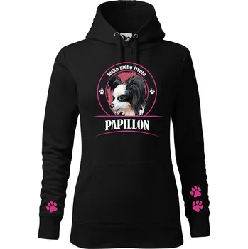 Dámská mikina STRIKER Dámská mikina Paplilon Barva: Černá, Velikost: XL