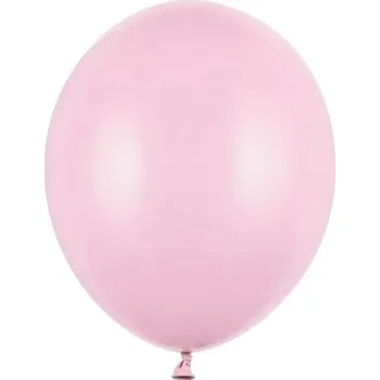 PartyDeco Balónek světle růžový pastelový 27 cm 50 ks - světle růžové nafukovací pastelové balónky na svatbu, party, oslavy
